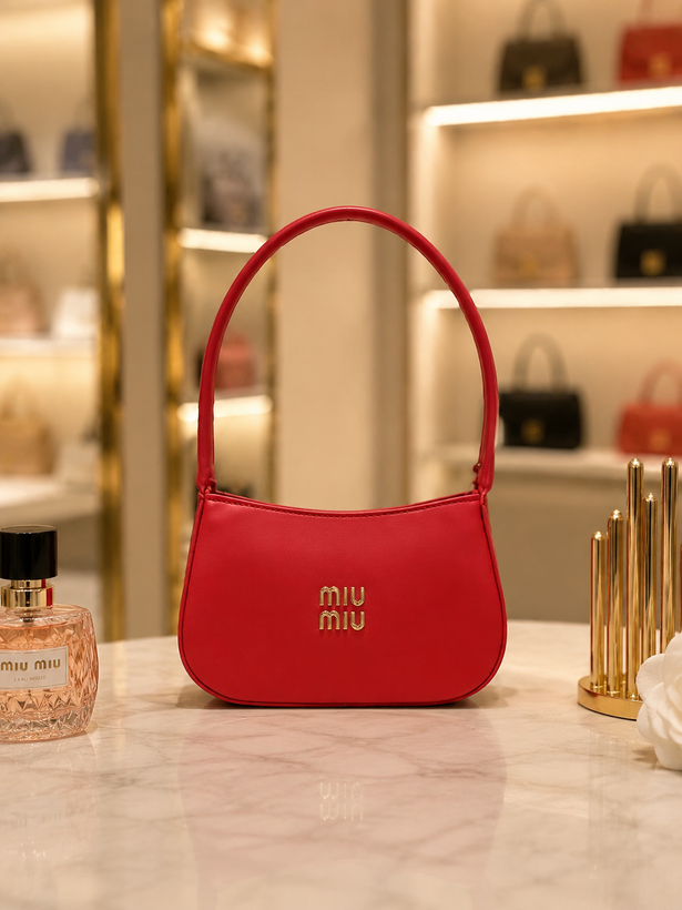 کیف زنانه قایقی miu miu