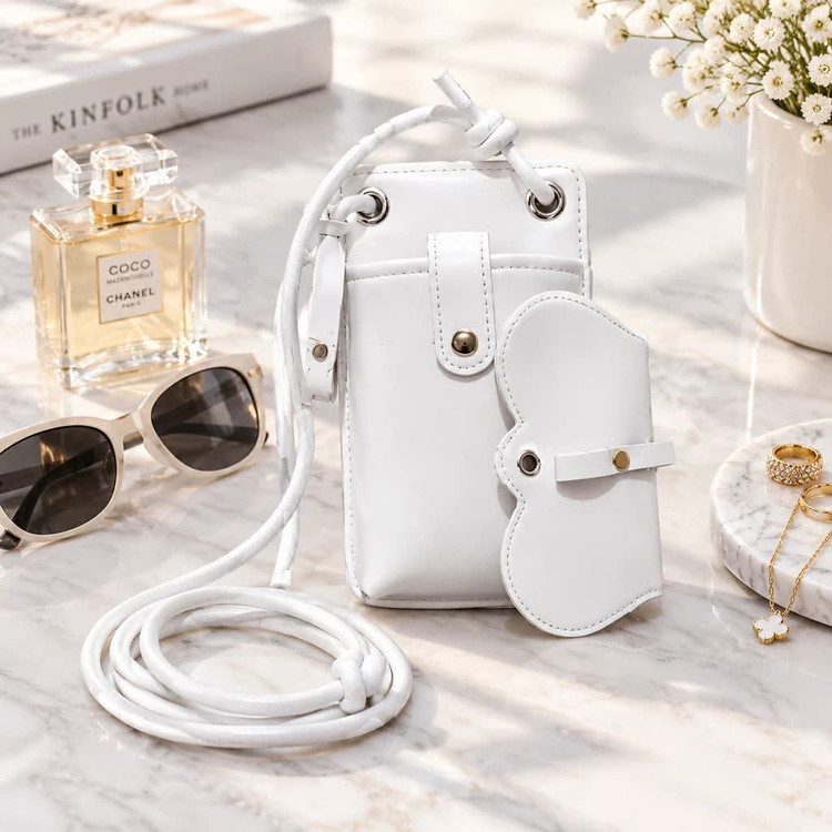 کیف رودوشی چندکاره (کیف گوشی،جاعینکی و پاسپورتی) مدل Hermes