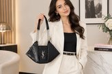 کیف دوشی زنانه فلاپی بند زنجیری YSL طرح لاکچری